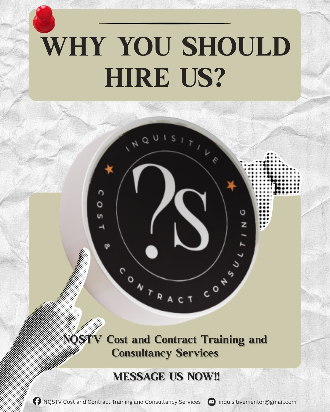 NQSTV office branding graphic